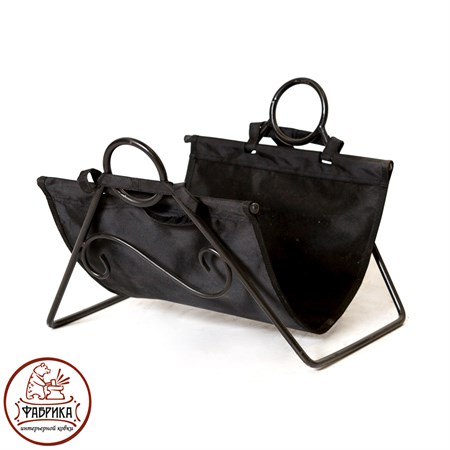 Кованый декор для дома Дровница с чехлом 500-39