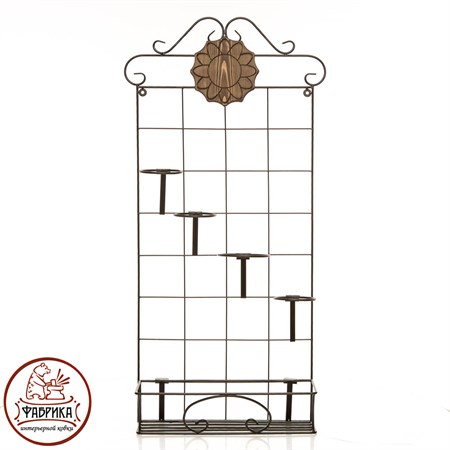 Кованая шпалера для сада 