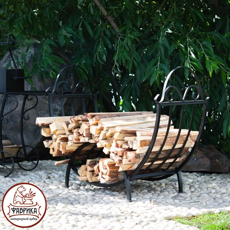 кованая дровница 500-86