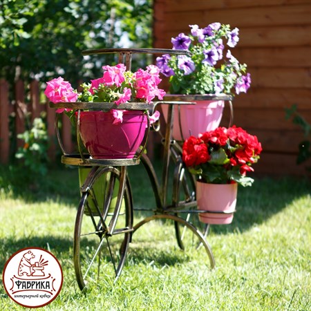 Подставка для цветов Велосипед 53-605