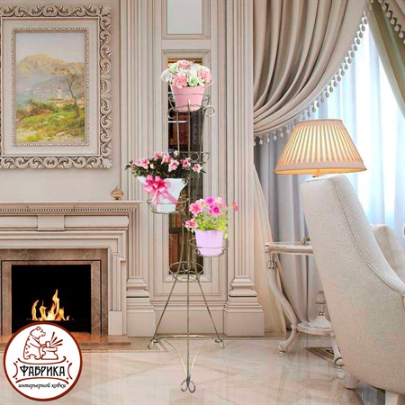 Кованая подставка для цветов 19-105