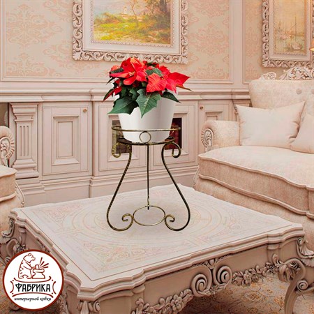 Кованая подставка для цветов 70-031 Кованая подставка для цветов 70-031