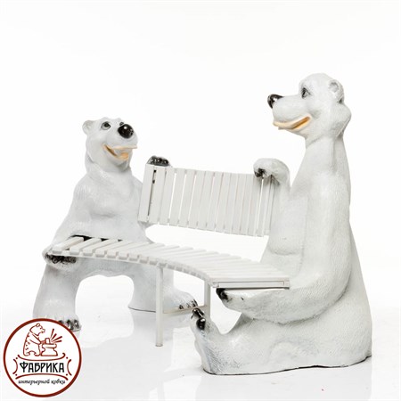 Медведи детская скамейка