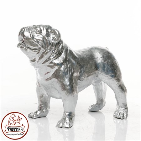 Новогодняя фигура бульдог