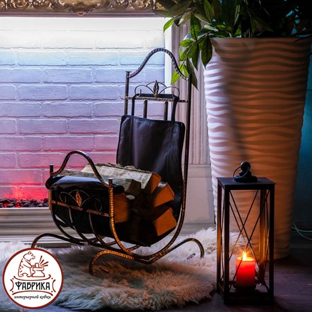 Кованая дровница