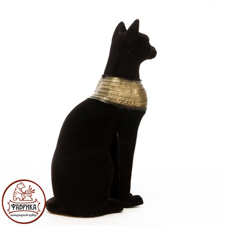Бархатная фигура Кошка 