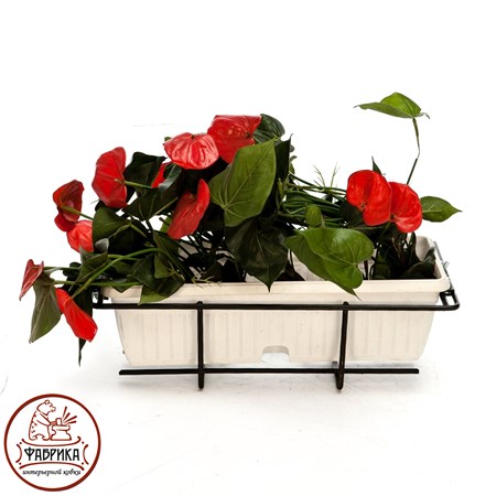 Балконная подставка для цветов 12-074 - фото 19569