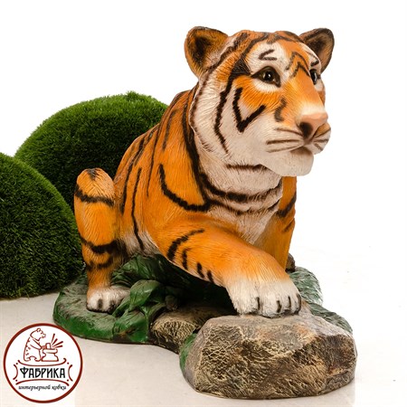 Фигура садовая Тигренок - фото 22057