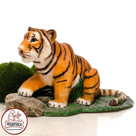 Фигура садовая Тигренок - фото 22060
