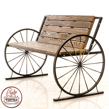 Кованая скамейка для сада