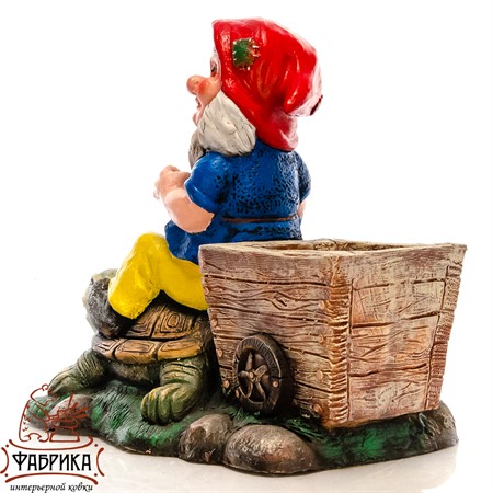 Кашпо для сада Гном F08837 - фото 22714