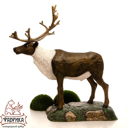 Северный олень большой натуральная покраска