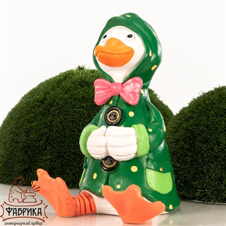 Фигура для сада утёнок