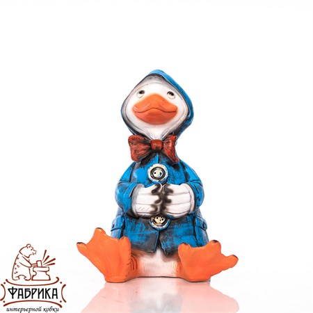 Садовая фигура утёнок в плаще F08976-Bl