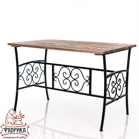 Садовый стол кованый
