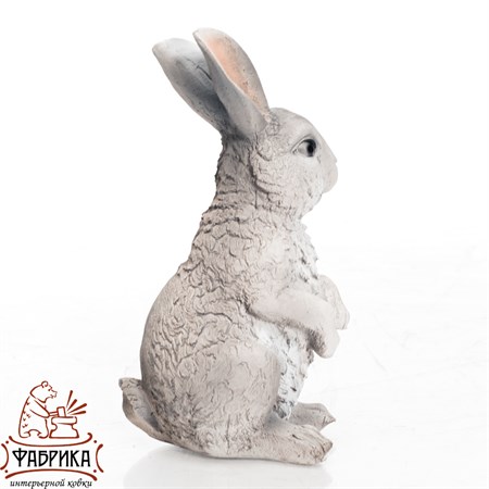 Фигура Зайчонок, цвет: серый