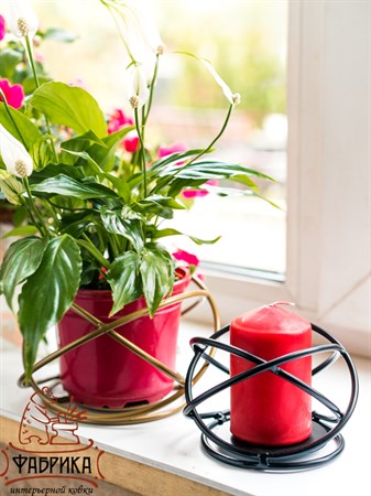 Подсвечники металлические в стиле "лофт"