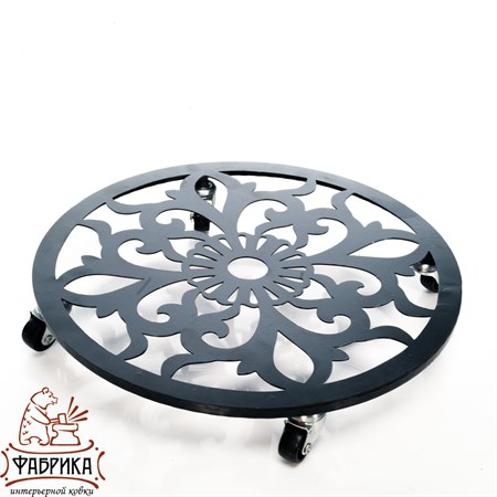 Подставка для цветов на колесиках