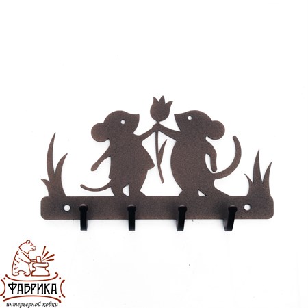 Ключница настенная металлическая