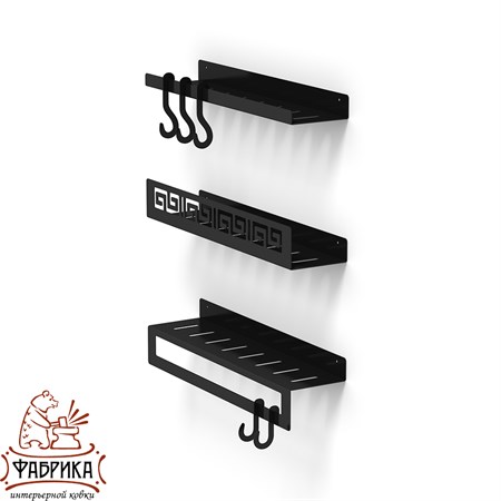 Полка для ванной из металла 805-009 - фото 30143