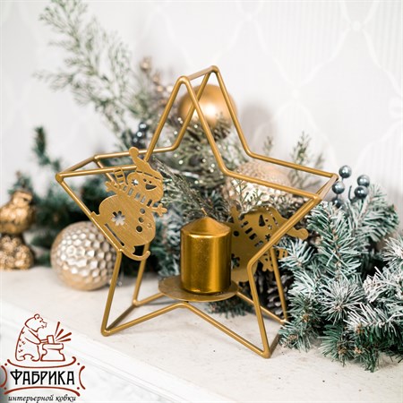 подсвечник на одну свечу