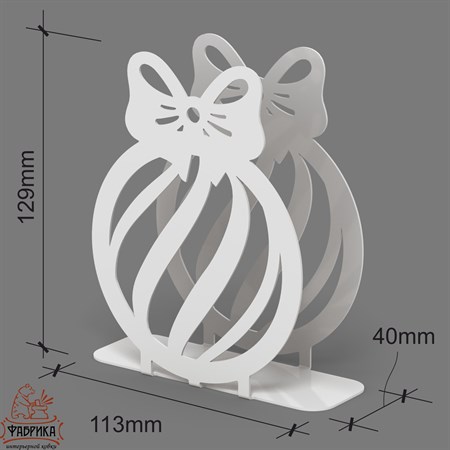 Салфетница металлическая кухонная 703-014 - фото 31120