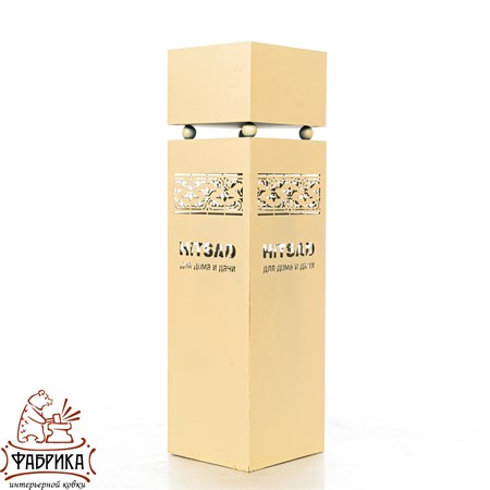 металлический вазон для цветов