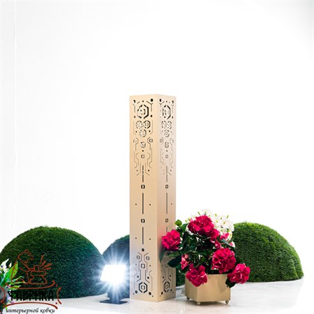 металлический вазон