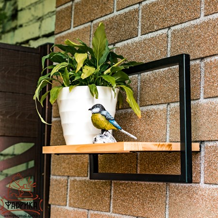 настенная полка лофт