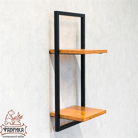 полки из металла и дерева