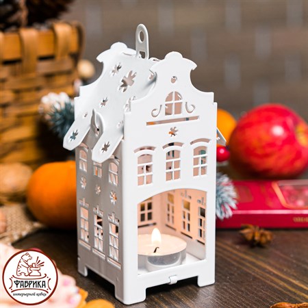 подсвечник 730-033 цв.белый