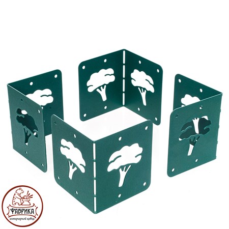 угловой кронштейн для высокой грядки