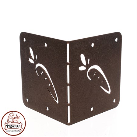 угловой кронштейн для высокой грядки