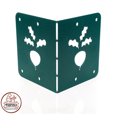 угловой кронштейн для высокой грядки