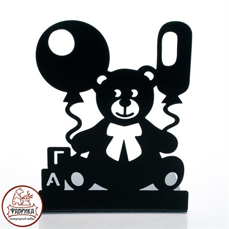 ограничитель для книг цв.черный