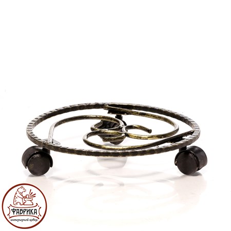 Подставка для цветов на колесах 12-003