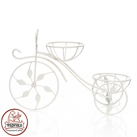 Подставка велосипед на 2 цветка