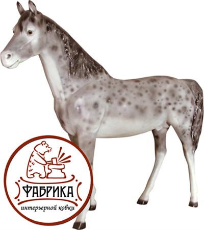 Садовая фигура Конь серый