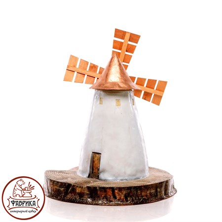 Садовый декор из полистоуна Мельница Италия U07528