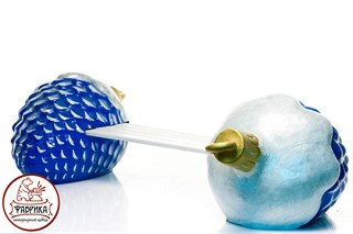 Скамейка новогодние шишки