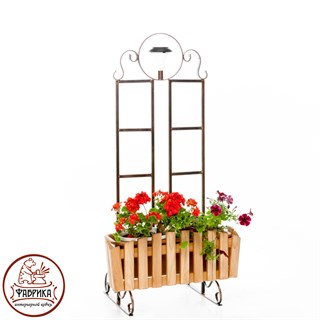 Металлическая подставка под цветы