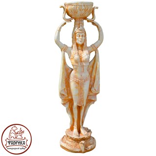 Садовый декор из полистоуна фигура Египтянка большая F03078 WP