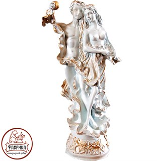 Фигура для интерьера из полистоуна Адам и Ева F03139