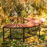 Скамейка полукруглая для сада Скамейка полукруглая для сада